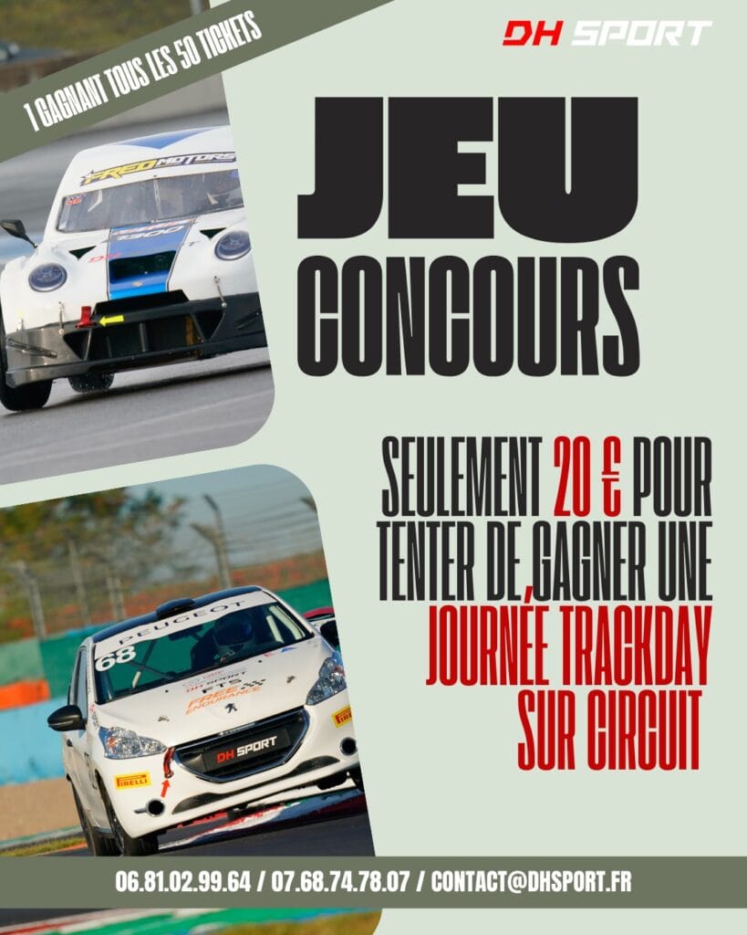 Affiche de l'annonce du jeu concours de DH Sport